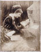 Julia Margaret Cameron Alice Liddell oil painting